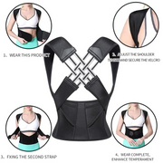 Unisex Posture Corrector, Adjustable Shoulder Posture Brace, Back Straightener Posture;New collection🔥🔥.